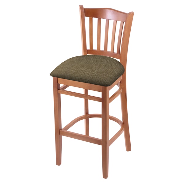 25" Counter Stool, Medium Finish, Graph Cork Seat